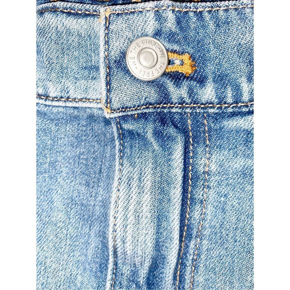 Free People Cosmico Flirt Denim Mini Skirt in Rain Blue OB1193075 Women’s Size 2 - Picture 2 of 10